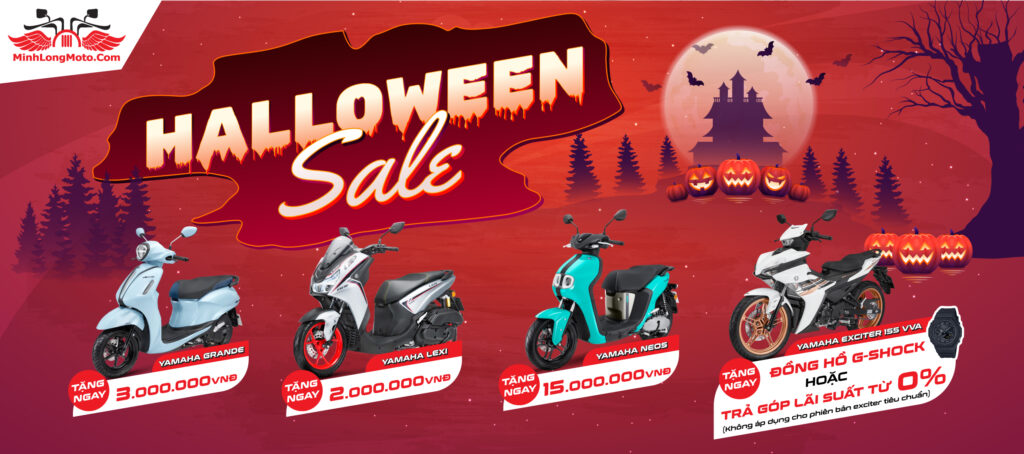 Khuyến mãi xe Yamaha dịp Holloween