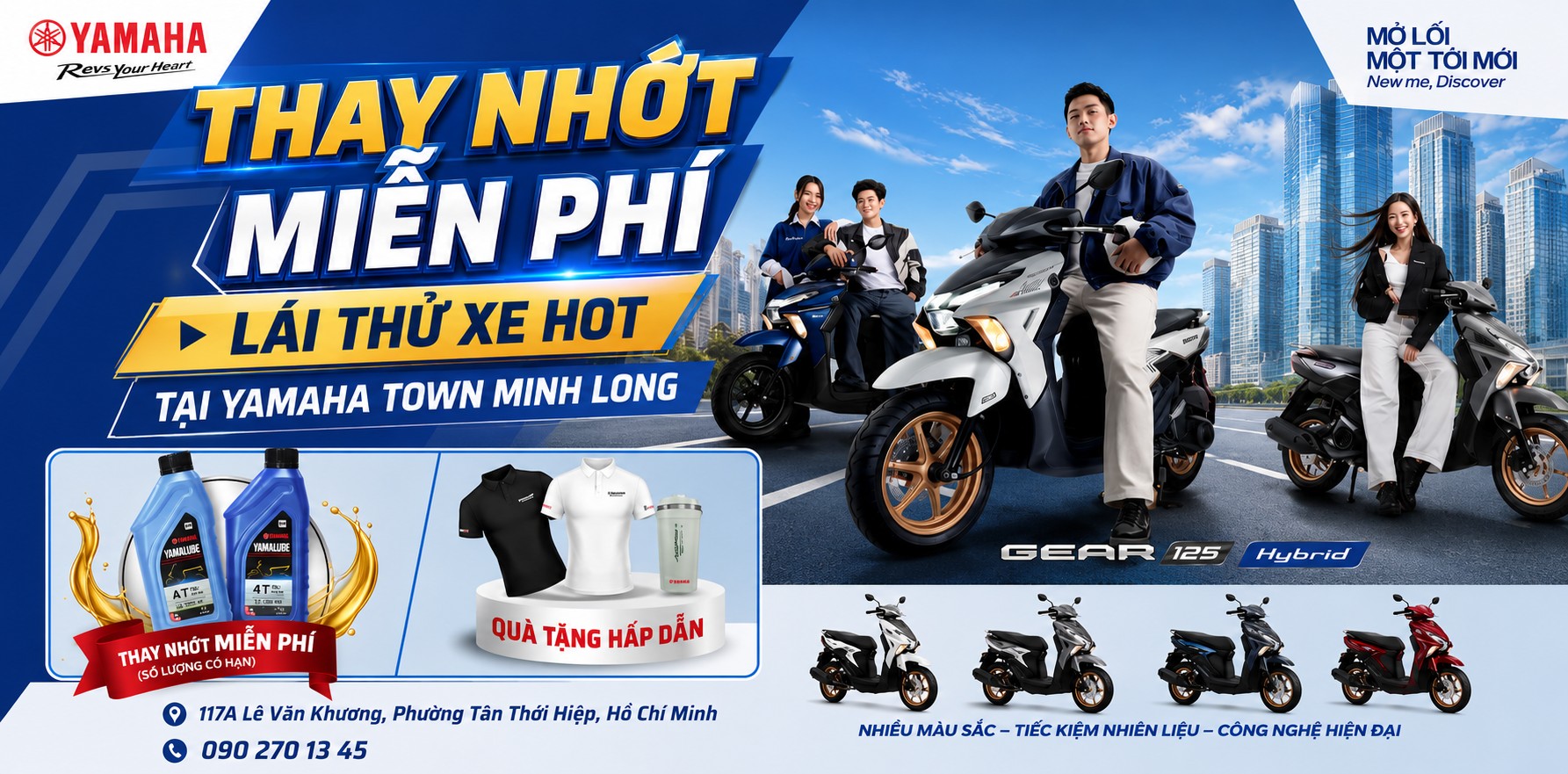 Thay nhớt miễn phí