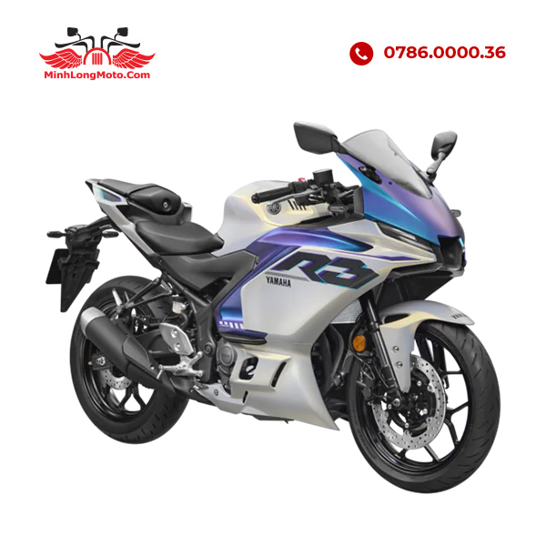 Yamaha R3 2025 brab Trắng xám