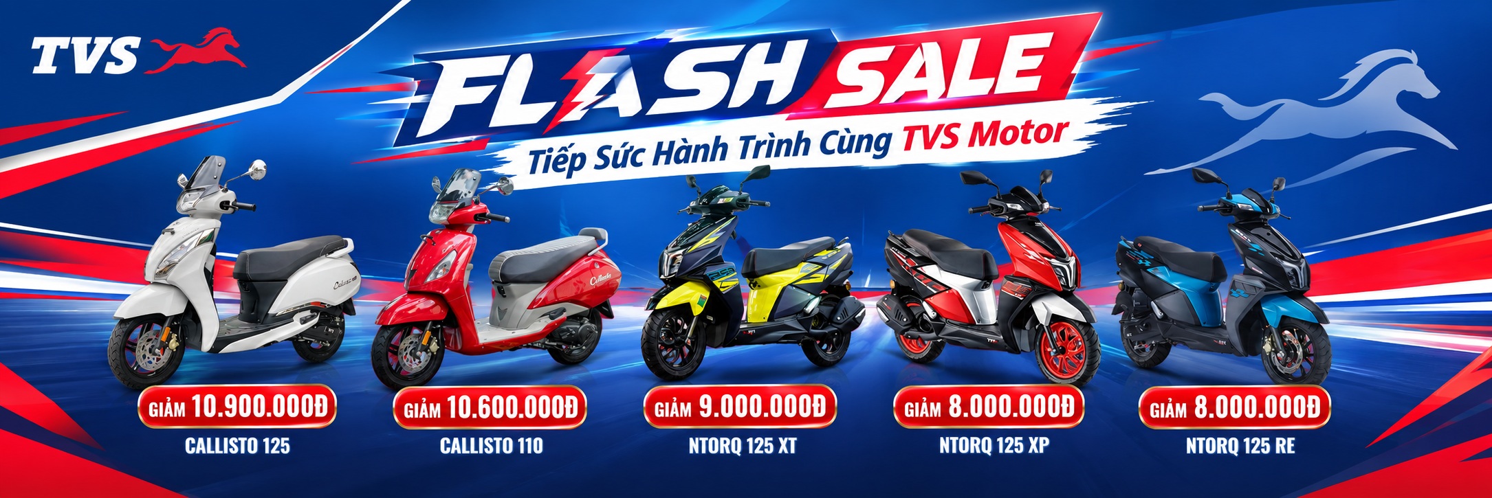 Banner - Khuyến mãi TVS Motor