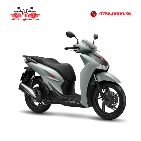 Honda SH160i 2027 thể thao xám đen đỏ